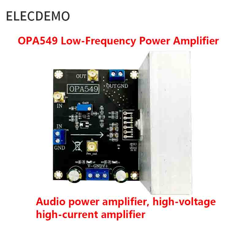 Diy Audio Electronics Kit - 高電圧高電流パワーオペアンプモジュールオーディオアンプボード低周波低ノイズDIYキット OPA549/OPA548/OPA544/OPA541