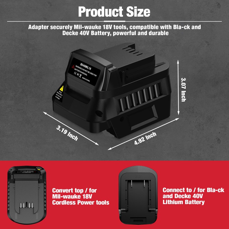 ブラック&デッカー 40V バッテリー BD40MIL18  - Black+Decker Tool Cordless のレビューと価格