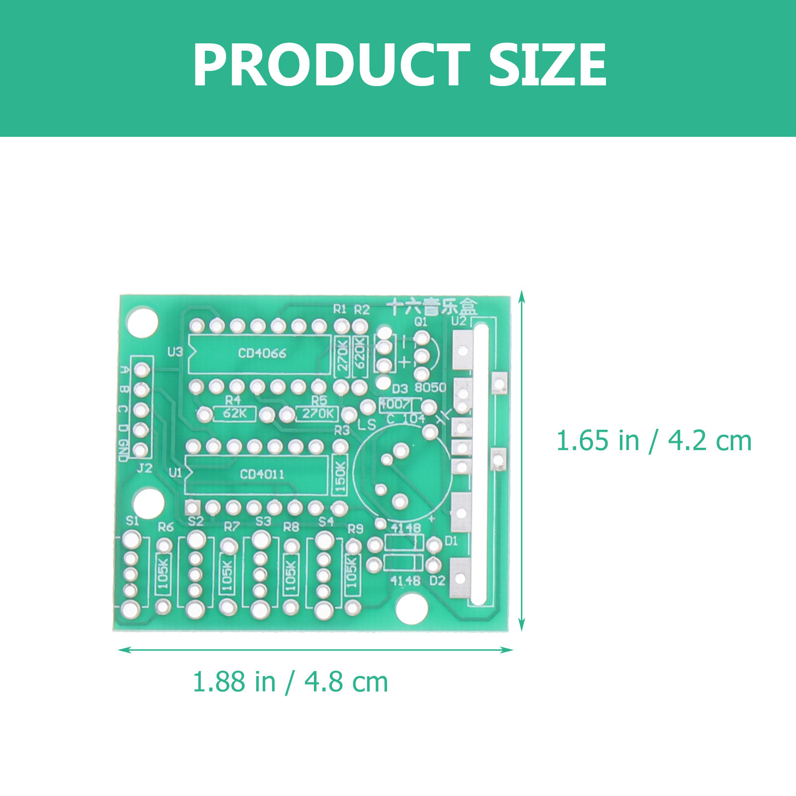 1セット DIY 音楽ボックス用電子部品、はんだ付け練習用回 - Diy Electronics Box のレビューと価格