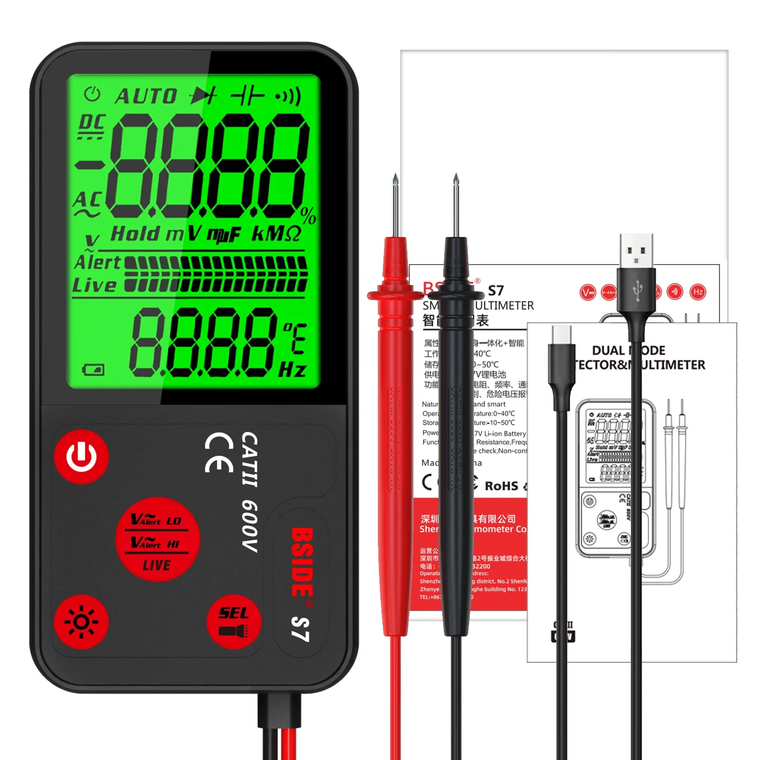 電気技師用ユニバーサルテスター電圧計電圧検出器メーターBSI - Logic Analyzer Usb のレビューと価格